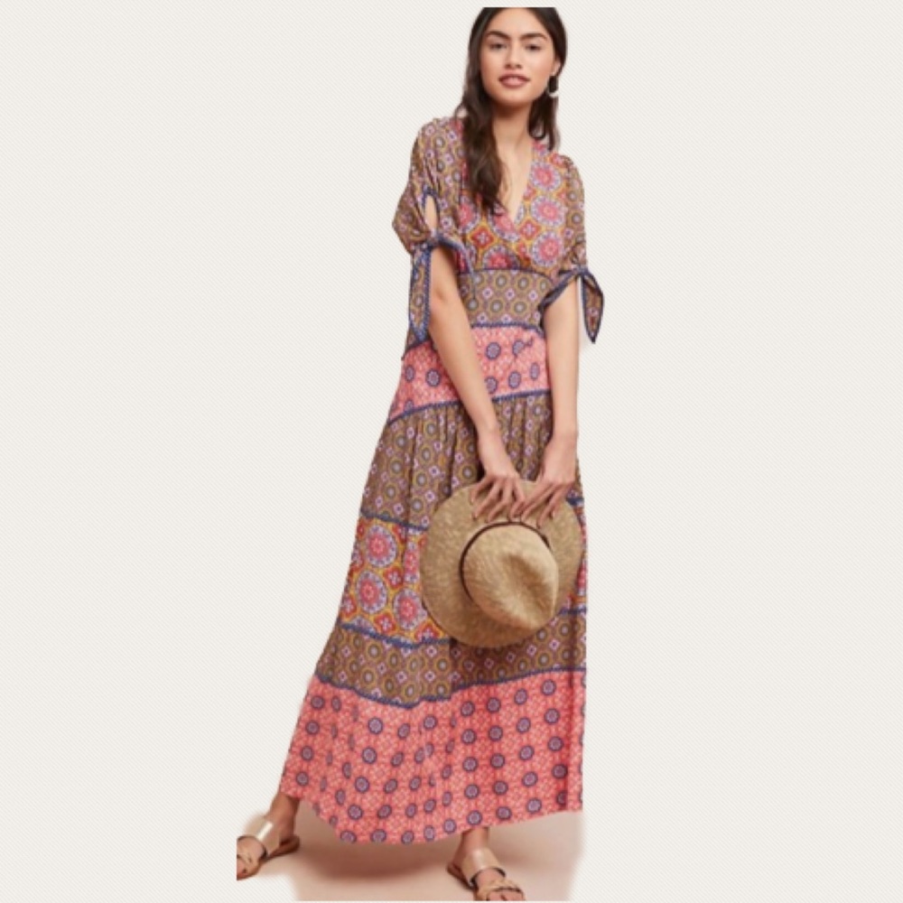 Anthropologie Maeve Maxi Dress, size 10